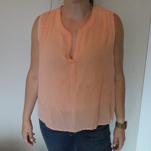 Coral Formal Tank Blouse